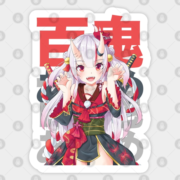 Hololive JP - Nakiri Ayame Sticker by naderu